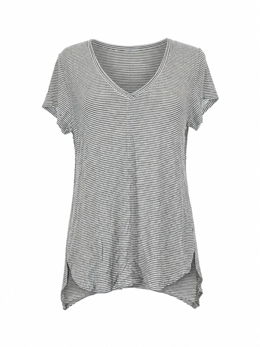 Mossimo Supply Co. Women's Black & White Striped V-neck Tunic